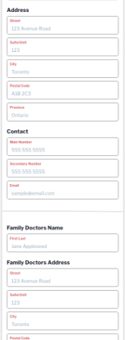 Form Wireframe Mobile