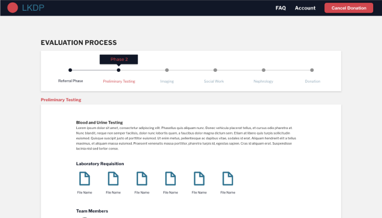 Preliminary Testing Design